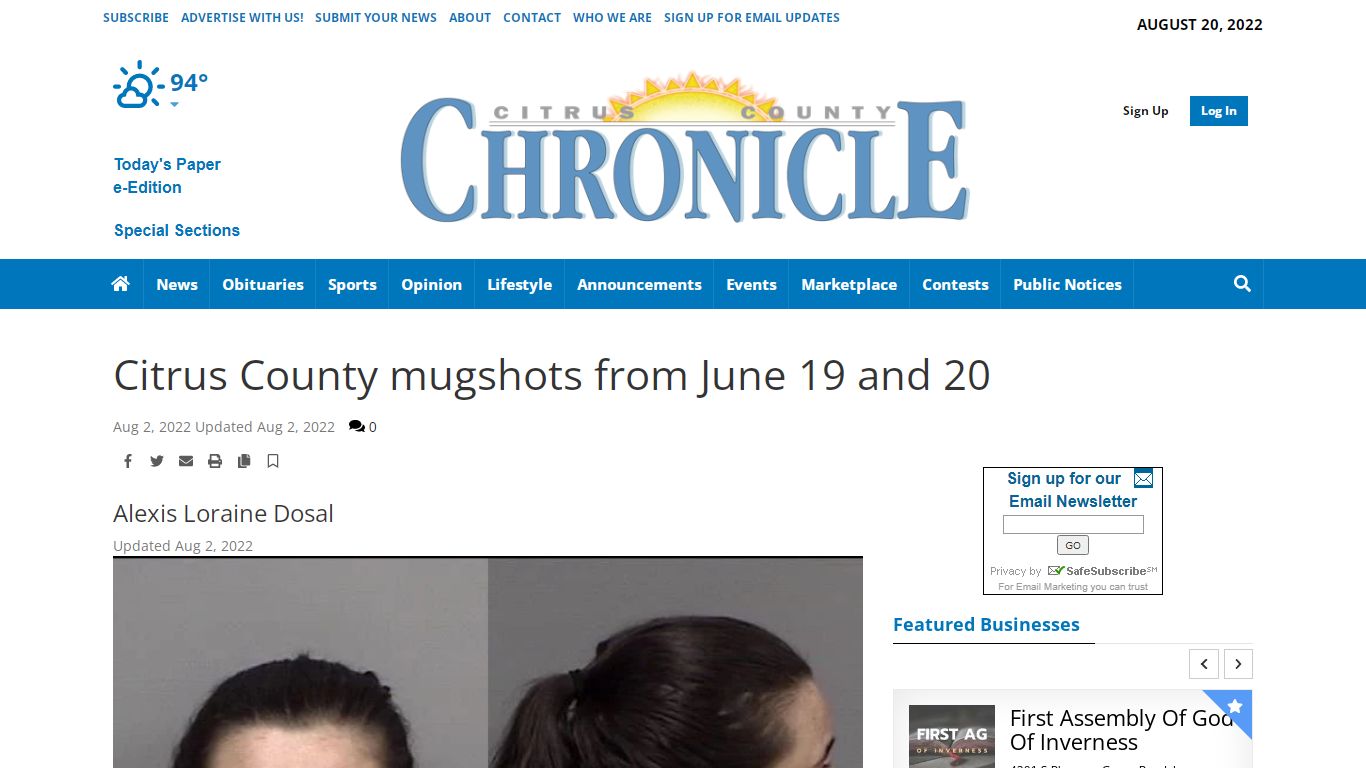 Citrus County mugshots from June 19 and 20 | Crime & Courts ...