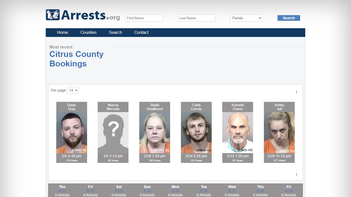 Citrus County Arrests and Inmate Search
