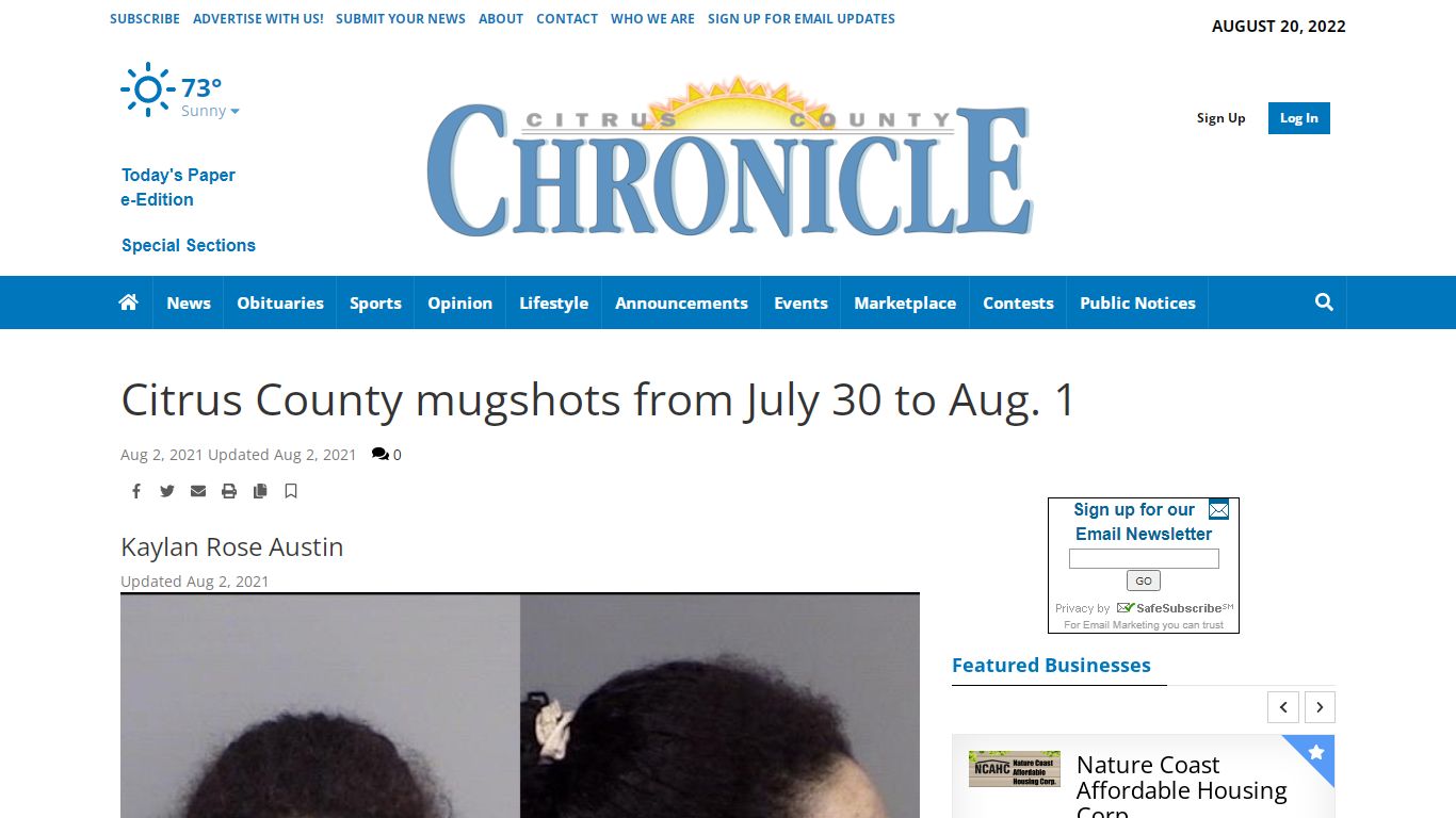 Citrus County mugshots from July 30 to Aug. 1 | Crime & Courts ...