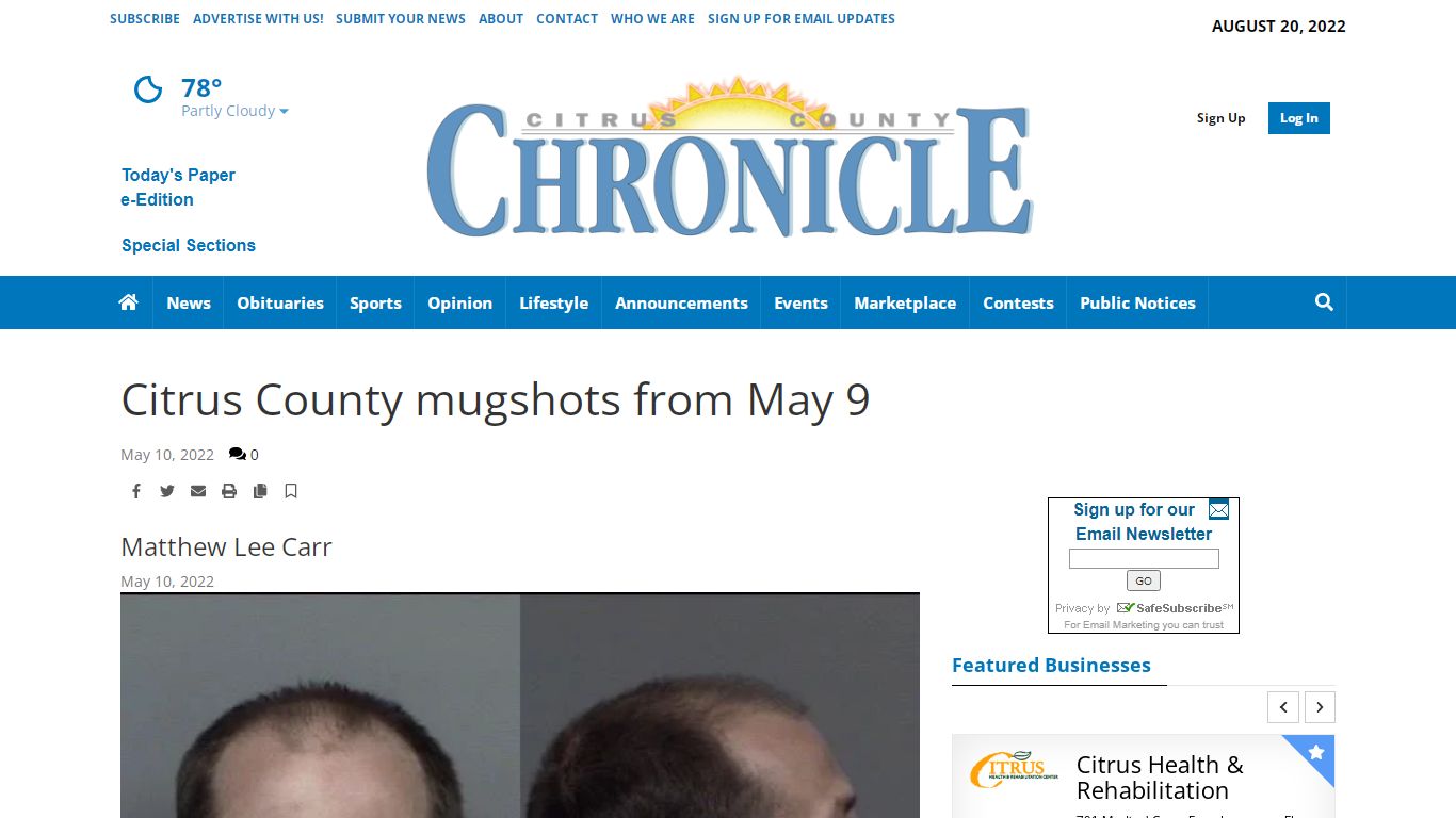 Citrus County mugshots from May 9 | Crime & Courts | chronicleonline.com